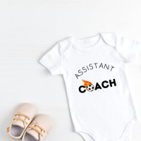 Assistant Soccer Coach Baby Short Sleeve Bodysuit