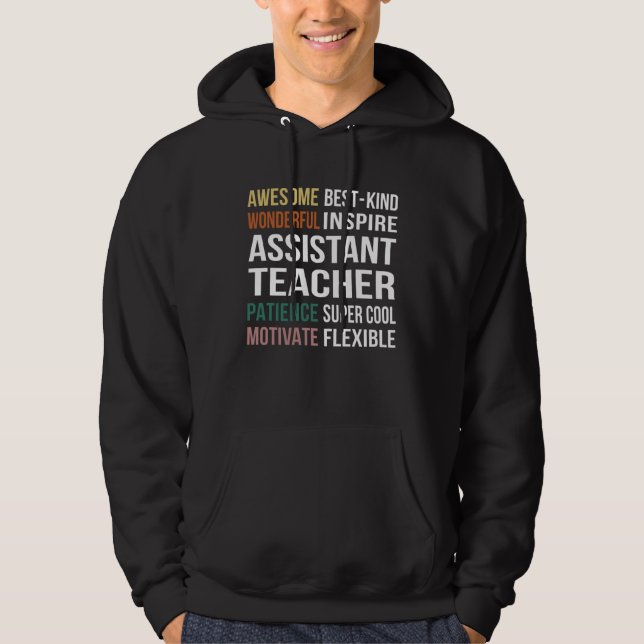 Assistant Teacher  Appreciation Hoodie (Front)