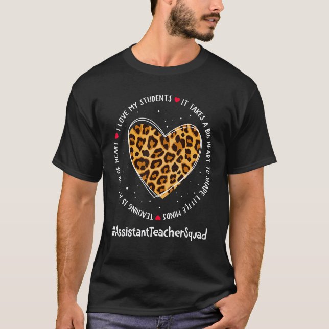 Assistant Teacher Squad Admin Appreciation Week Ba T-Shirt (Front)