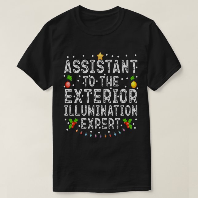 Assistant To The Exterior Illumination Expert Cool T-Shirt (Design Front)