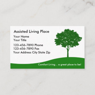 Assisted Living Business Card