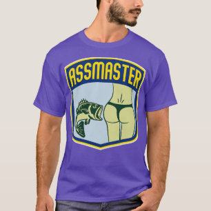 ASSMASTER Bass Fishing Fisherman Humour T-Shirt