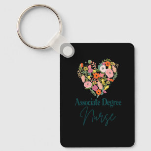 Associate Degree Nurse Life Job Pride Nursing Moth Key Ring