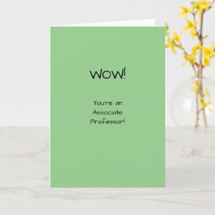Associate Professor Congratulations Funny Joke Card
