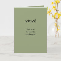 Associate Professor Congratulations Tenure Academe