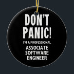 Associate Software Engineer  Ceramic Ornament<br><div class="desc">Associate Software Engineer Gift. Perfect gift for your dad,  mum,  papa,  men,  women,  friend and family members on Thanksgiving Day,  Christmas Day,  Mothers Day,  Fathers Day,  4th of July,  1776 Independent day,  Veterans Day,  Halloween Day,  Patrick's Day</div>