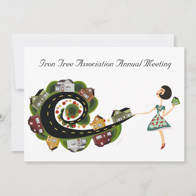 Association Annual Meeting. Invitation (Front)