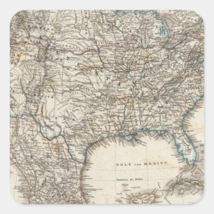 Association states of North America, Mexico Square Sticker