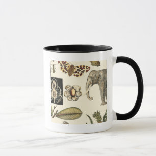 Assorted Animals Painted on Cream Background Mug