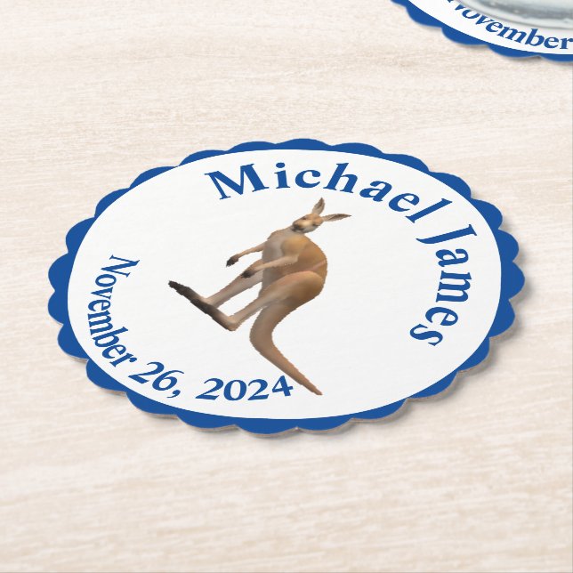 Assorted Animals Paper Coaster (Angled)