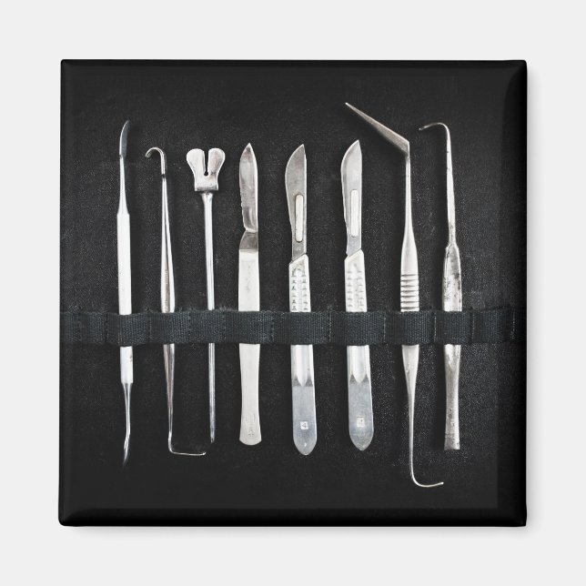 Assorted Antique Embalming Tools Magnet (Front)