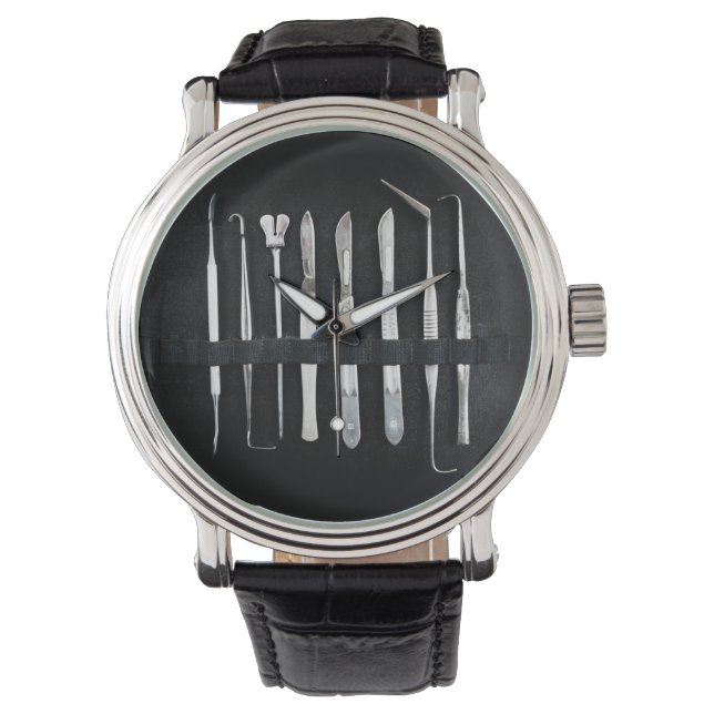Assorted Antique Embalming Tools Watch (Front)