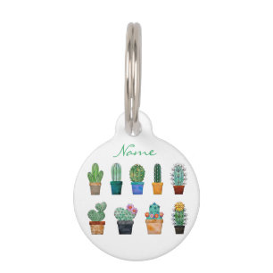 Assorted Cactus Plants Thunder_Cove Pet Tag