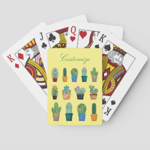 Assorted Cactus Plants Thunder_Cove Playing Cards