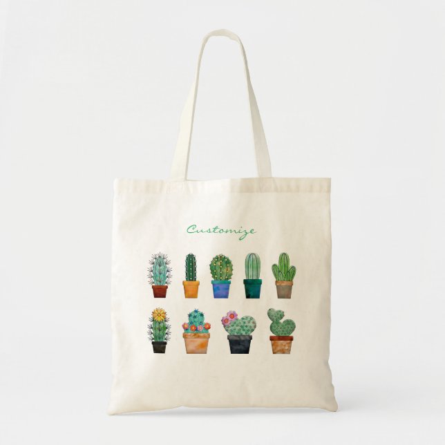Assorted Cactus Plants Thunder_Cove Tote Bag (Front)