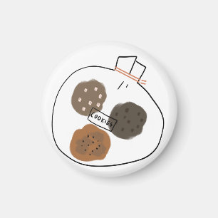 Assorted Chocolate Chip Cookie Gift Magnet
