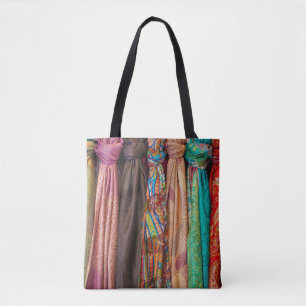Assorted-color textile lot tote bag