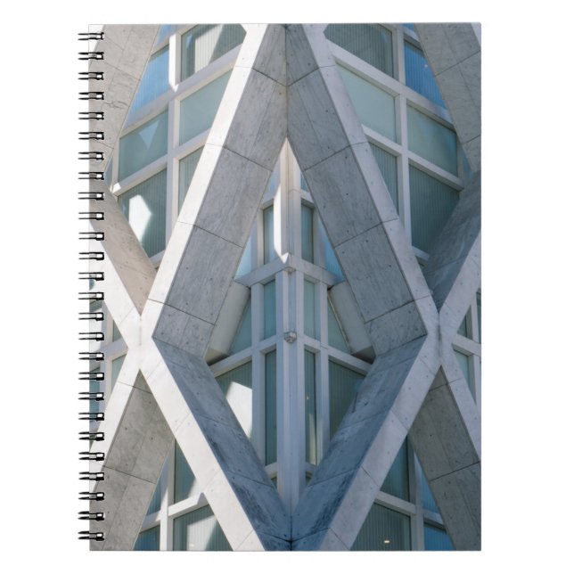 Assorted-colour abstract illustration notebook (Front)