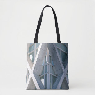 Assorted-colour abstract illustration tote bag