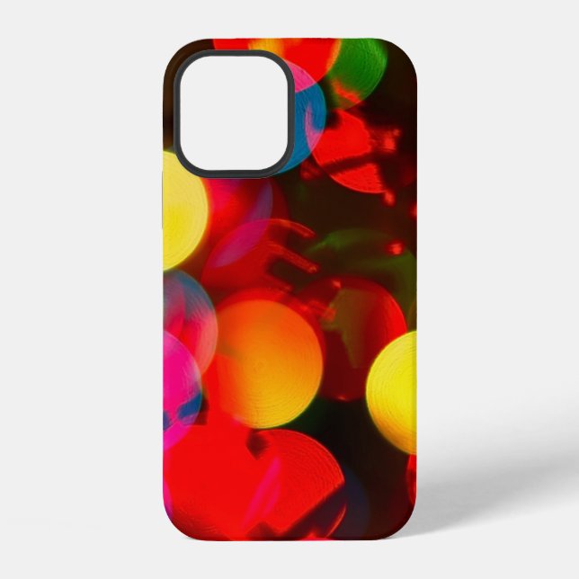 Assorted-colour bokeh lights iPhone case (Back)