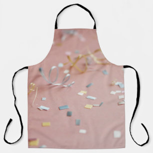 Assorted-colour confetti apron