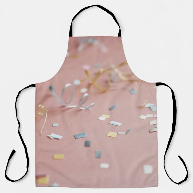 Assorted-colour confetti apron (Front)
