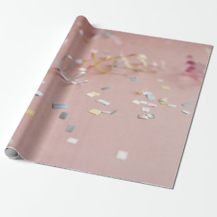 Assorted-colour confetti wrapping paper