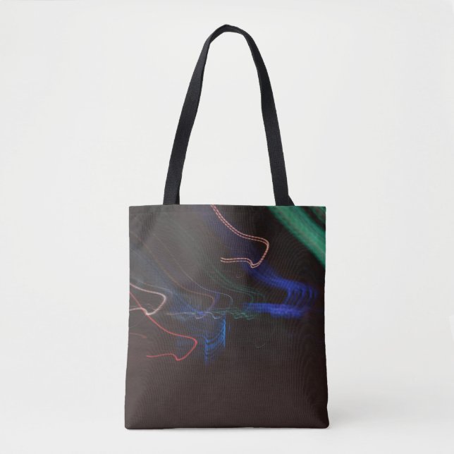 Assorted-colour LED lights illustration Tote Bag (Front)
