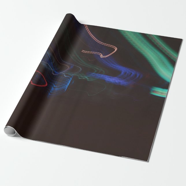 Assorted-colour LED lights illustration Wrapping Paper (Unrolled)