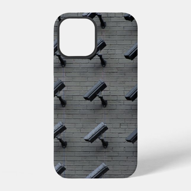 Assorted-colour security cameras iPhone case (Back)