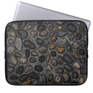 Assorted-colour stones laptop sleeve