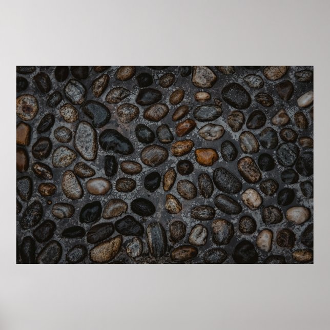 Assorted-colour stones poster (Front)