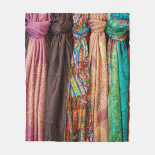 Assorted-colour textile lot fleece blanket