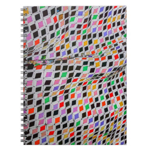 Assorted-colour textiles notebook