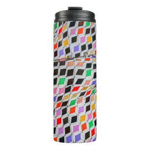 Assorted-colour textiles thermal tumbler