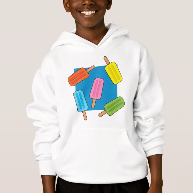 Assorted Colourful Popsicles Pattern (Front)