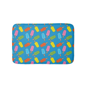 Assorted Colourful Popsicles Pattern Bath Mat