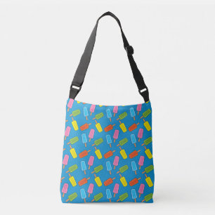 Assorted Colourful Popsicles Pattern Crossbody Bag