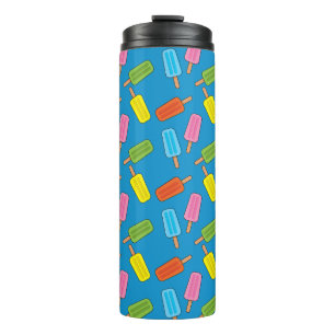 Assorted Colourful Popsicles Pattern Thermal Tumbler