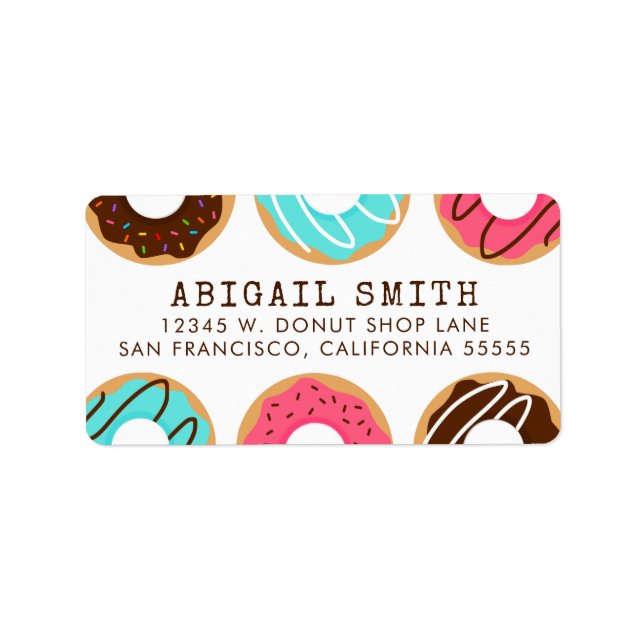 Assorted Doughnuts Label (Front)
