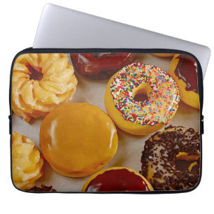 Assorted doughnuts laptop sleeve