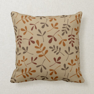 Assorted Fall Leaves Pattern Cushion