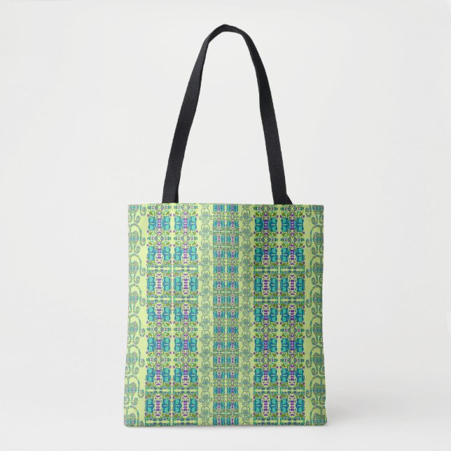 Assorted Floral Cupflowers Tote Bag (Front)
