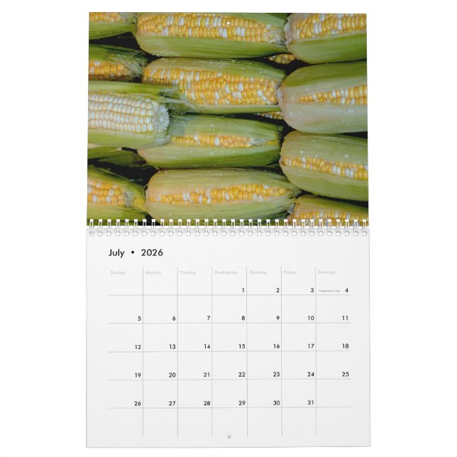 Assorted food calendar (Jul 2026)
