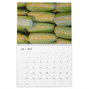 Assorted food calendar