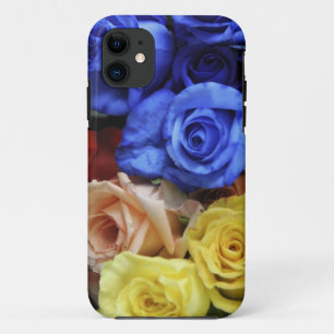 Assorted fresh rose bouquets iPhone 11 case
