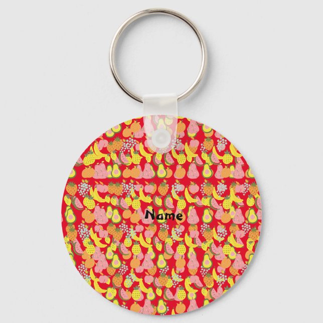 Assorted Fruits Collection Thunder_Cove   Key Ring (Front)