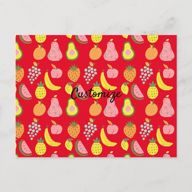 Assorted Fruits Collection Thunder_Cove   Postcard (Front)