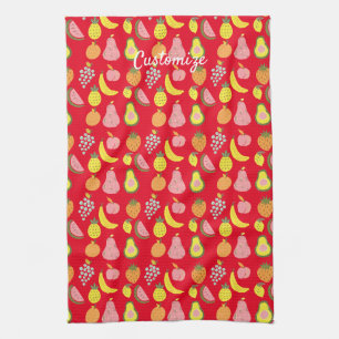 Assorted Fruits Collection Thunder_Cove  Tea Towel