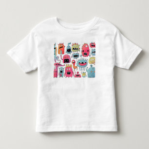 Assorted monster figures toddler T-Shirt